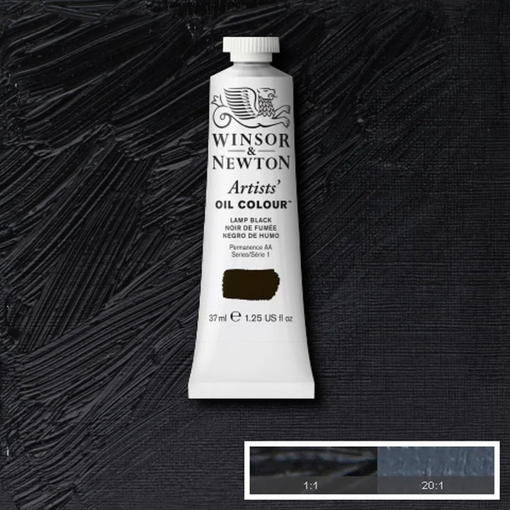 Lamp Black Winsor &amp; Newton Aoc 37ml