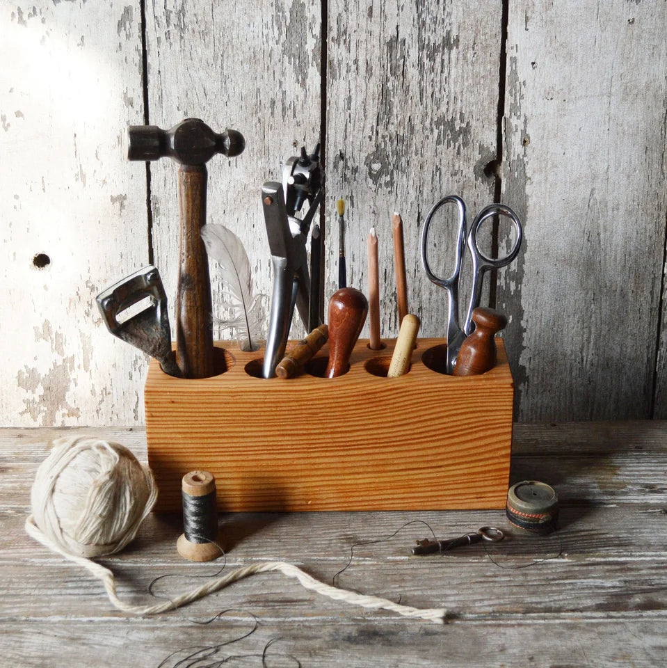 Desk Caddy Organizer - Large Maple