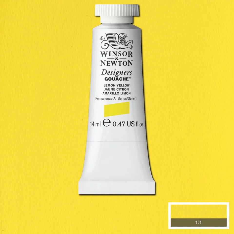 Lemon Yellow Gouache WN 14ml