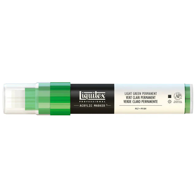 Light Green Perm Liquitex Marker Wide 15mm
