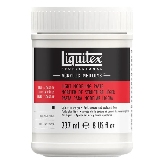Liquitex Light Modeling Paste Gel Medium 237ml