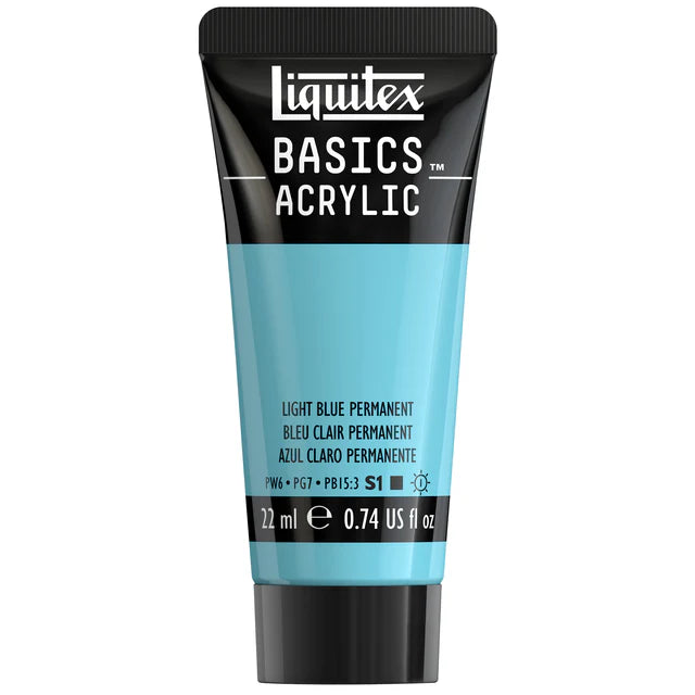 Light Blue Permanent Basics Acrylic 118ml