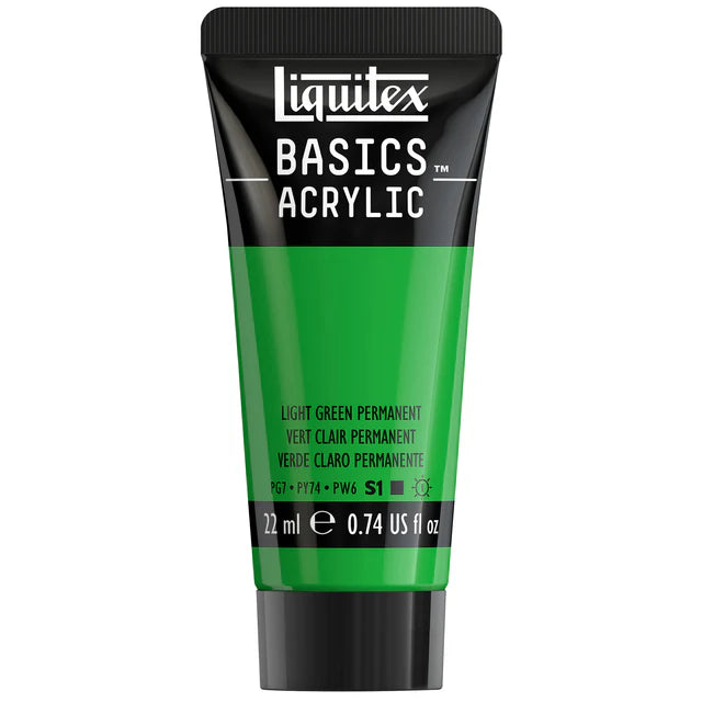 Light Green Permanent Basics Acrylic 118ml