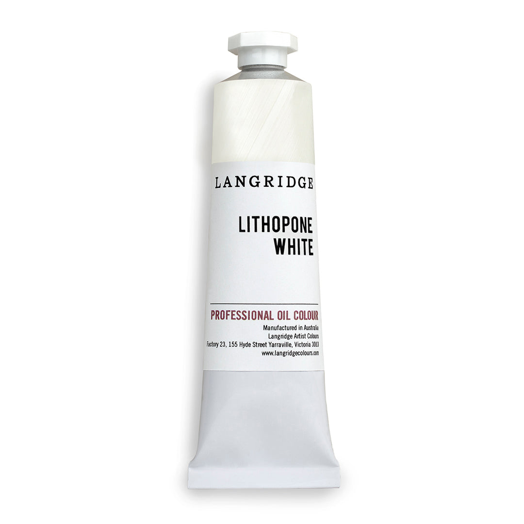 Lithopone white 40ml oil Langridge