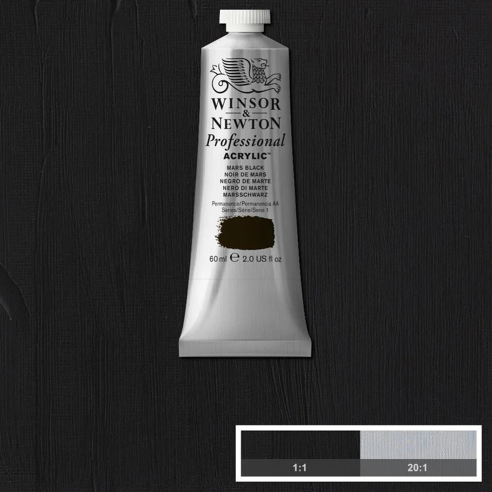Mars Black Winsor &amp; Newton Artist Acrylic