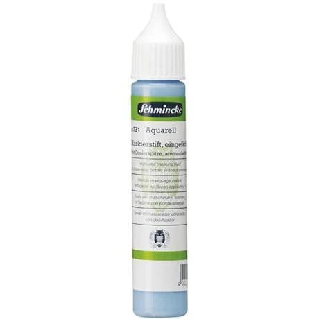 Schmincke Blue Masking Fluid 25ml White