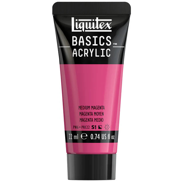 Medium Magenta Basics Acrylic 118ml