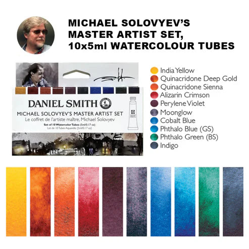 Michael Solovyev Master Artist Set 10x 5ml Tubes DANIEL SMITH