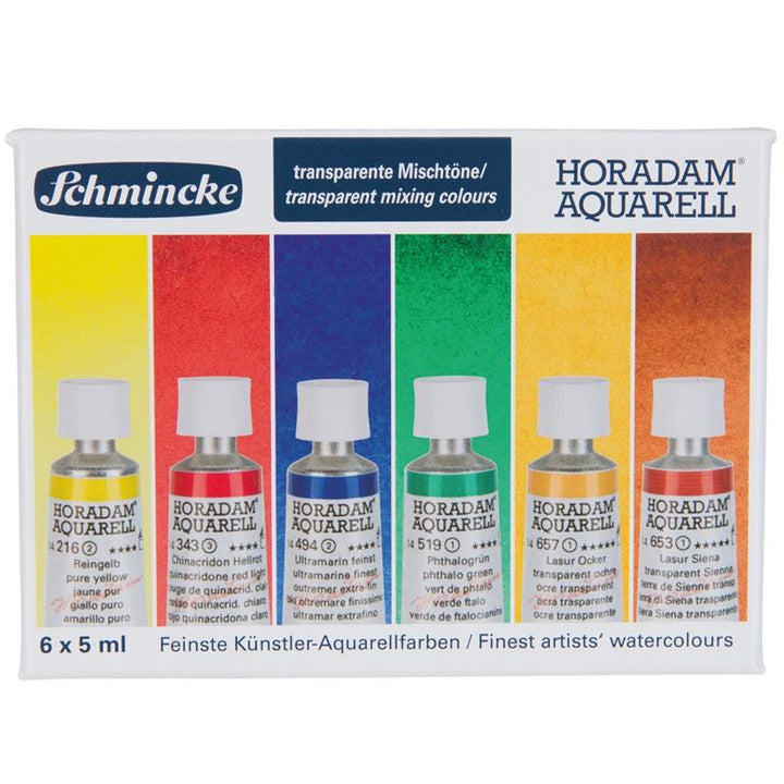 Schmincke Transparent Mixing Colours Set 6x5ml Tubes