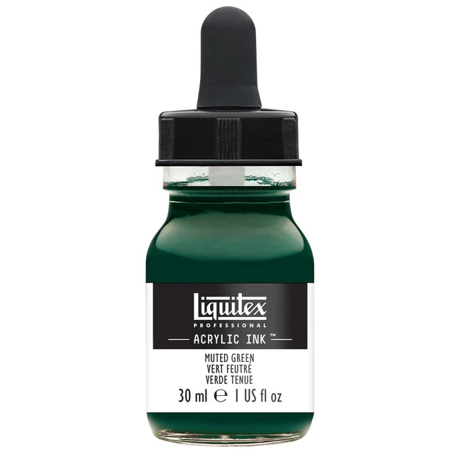 Muted Green Liquitex Acrylic Ink 30ml