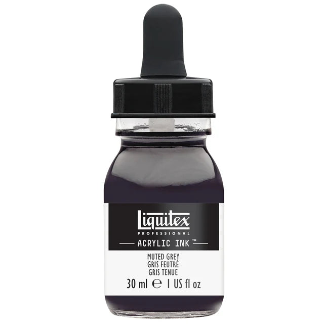 Muted Grey Liquitex Acrylic Ink 30ml