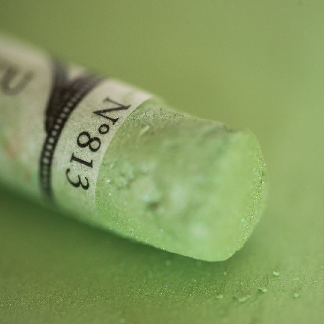 813 Iridescent Olive Green Sennelier Extra Soft Pastel