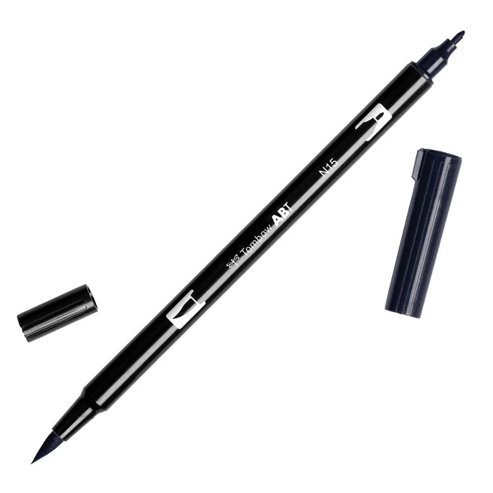 Black N15 Tombow Dual Brush Pen