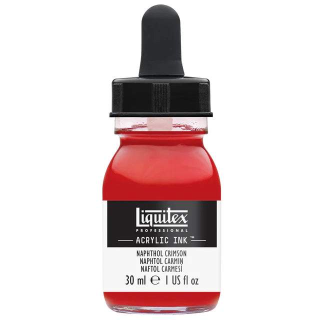 Naphthol Crimson Liquitex Acrylic Ink 30ml