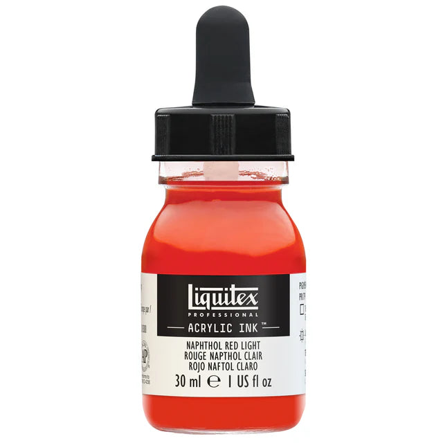 Naphthol Red Light Liquitex Acrylic Ink 30ml