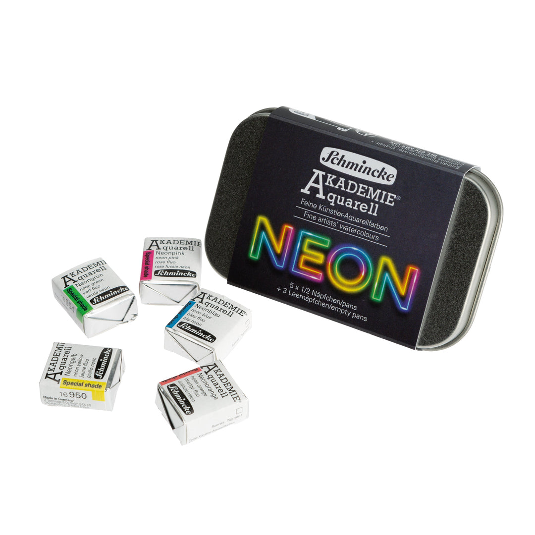 Acadamie Metal Neon Set 5 X 1/2 Pans