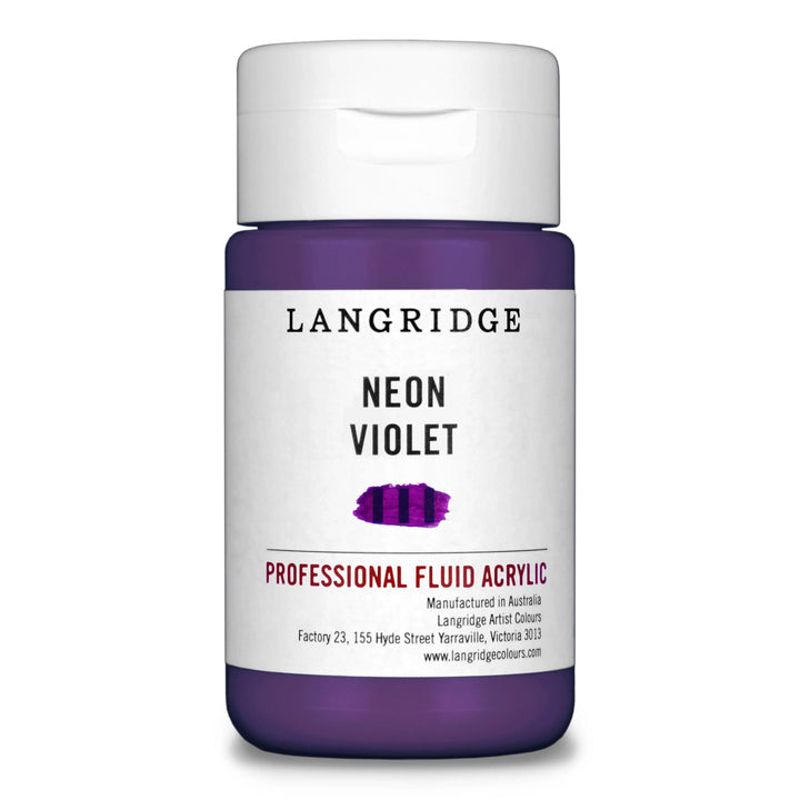 Neon Violet Langridge Fluid Acrylic 125ml