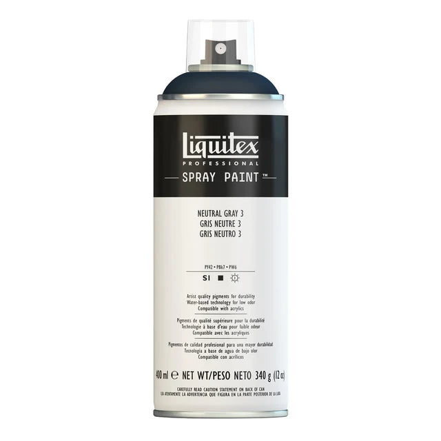 Neautral Grey 3 Liquitex Spray Paint 400ml Can