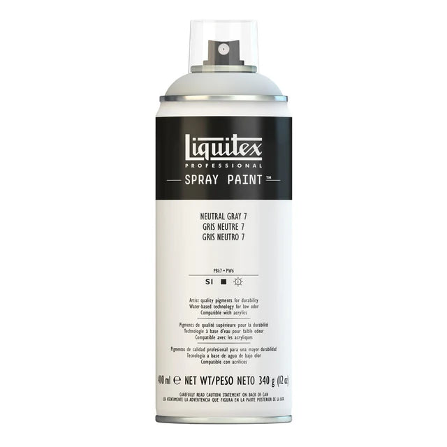 Neutral Grey 7 Liquitex Spray Paint 400ml Can