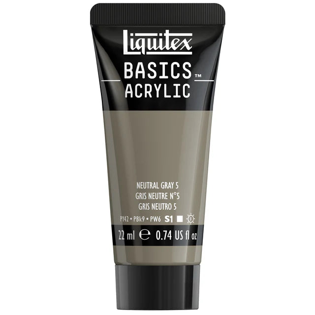 Neutral Gray Value 5 Basics Acrylic 118ml