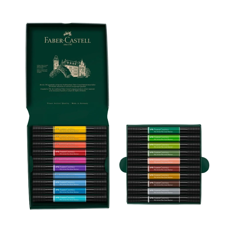 PITT Artist Pen Dual Marker wallet of 20