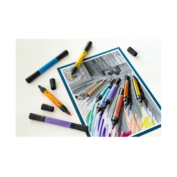 PITT Artist Pen Dual Marker wallet of 20