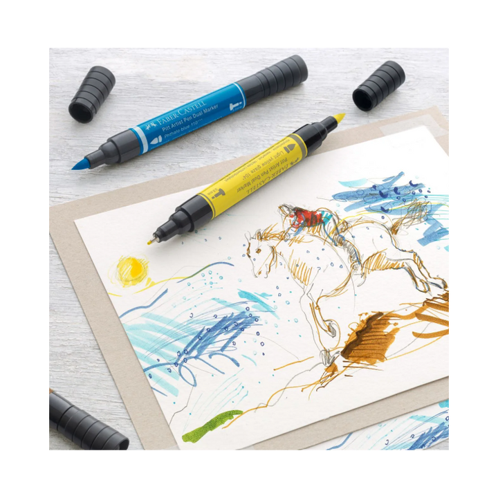 PITT Artist Pen Dual Marker wallet of 5