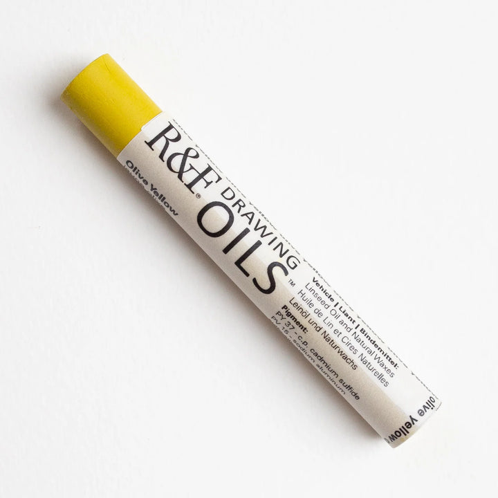 3124 Olive Yellow R&amp;F Drawing Oil 12ml