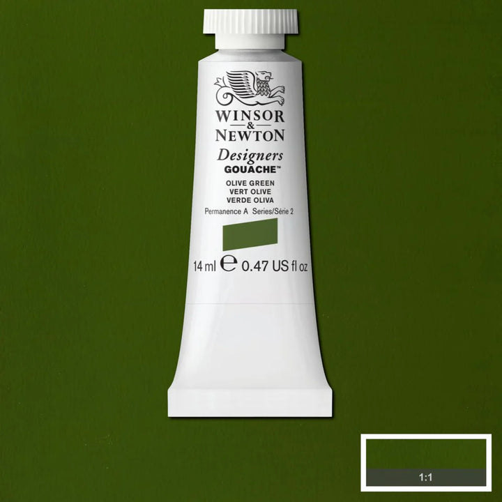 Olive Green Gouache WN 14ml