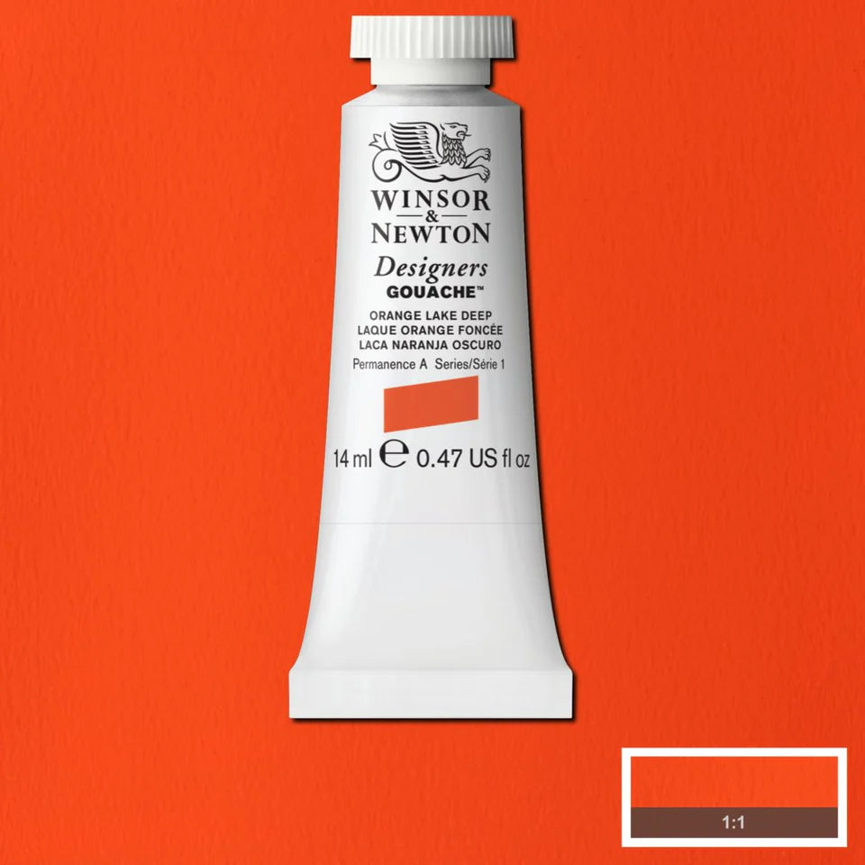 Orange Lake Deep Gouache WN 14ml