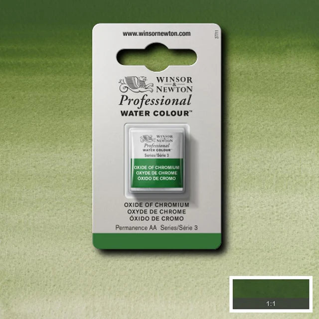 Oxide of Chromium S3 Winsor &amp; Newton 1/2 Pan