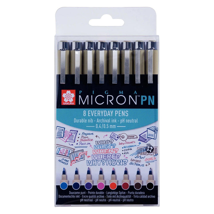 Pigma Micron PN Colour Set 8