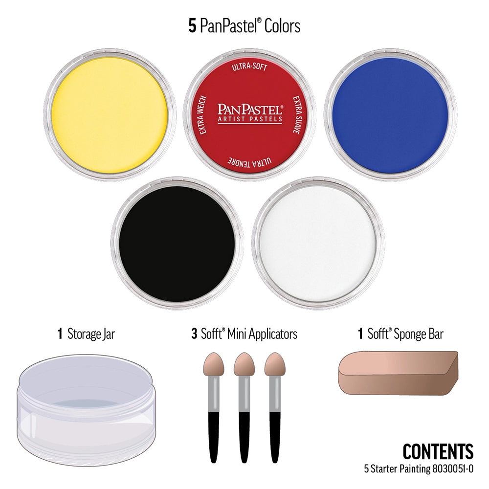 Painting Set Pan Pastel Set 5 Colours