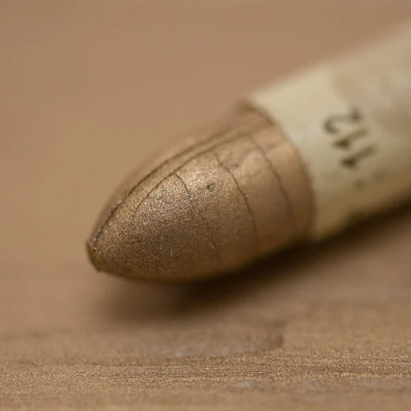 112 Pale Gold Sennelier Iridescent Oil Pastel