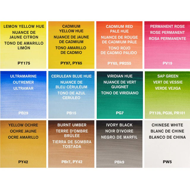 Cotman Palette Pocket Set 12 Half Pans