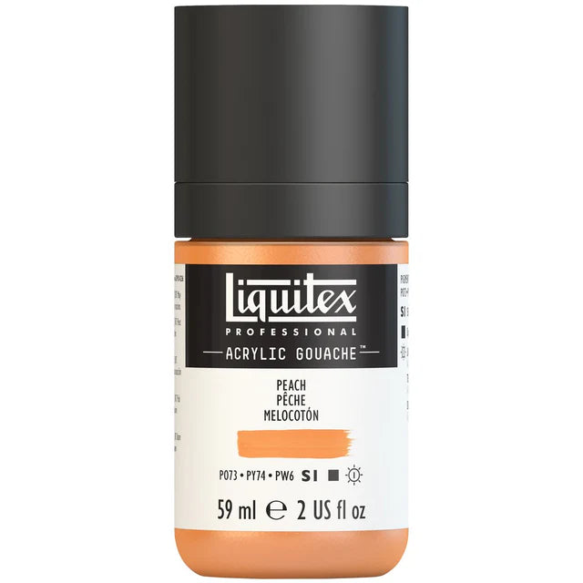 Peach Acrylic Gouache liquitex 59ml