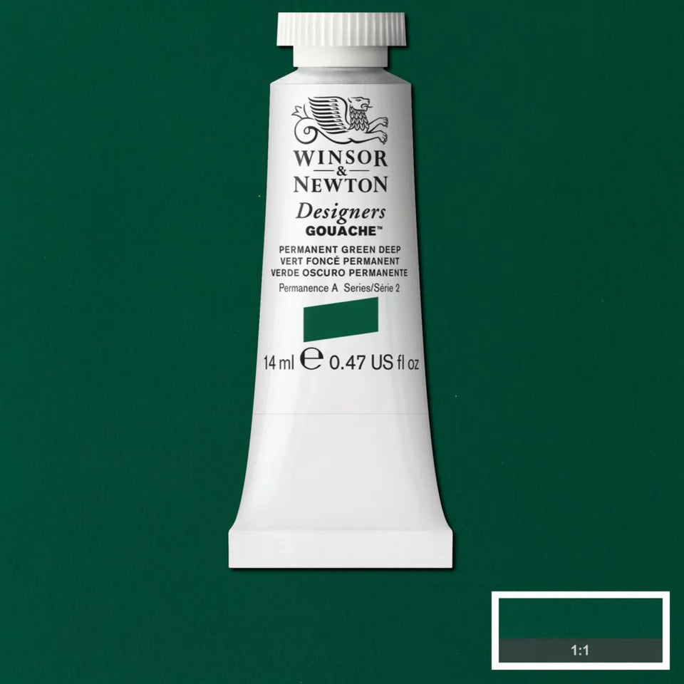 Perm Green Deep Gouache WN 14ml