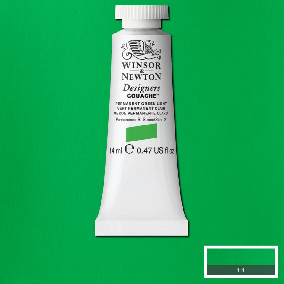 Perm Green Light Gouache WN 14ml