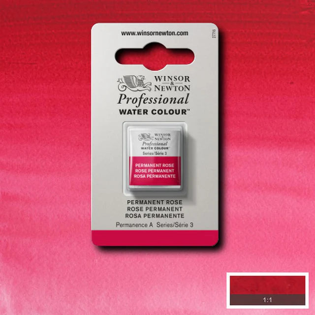 Permanent Rose S3 Winsor &amp; Newton 1/2 Pan