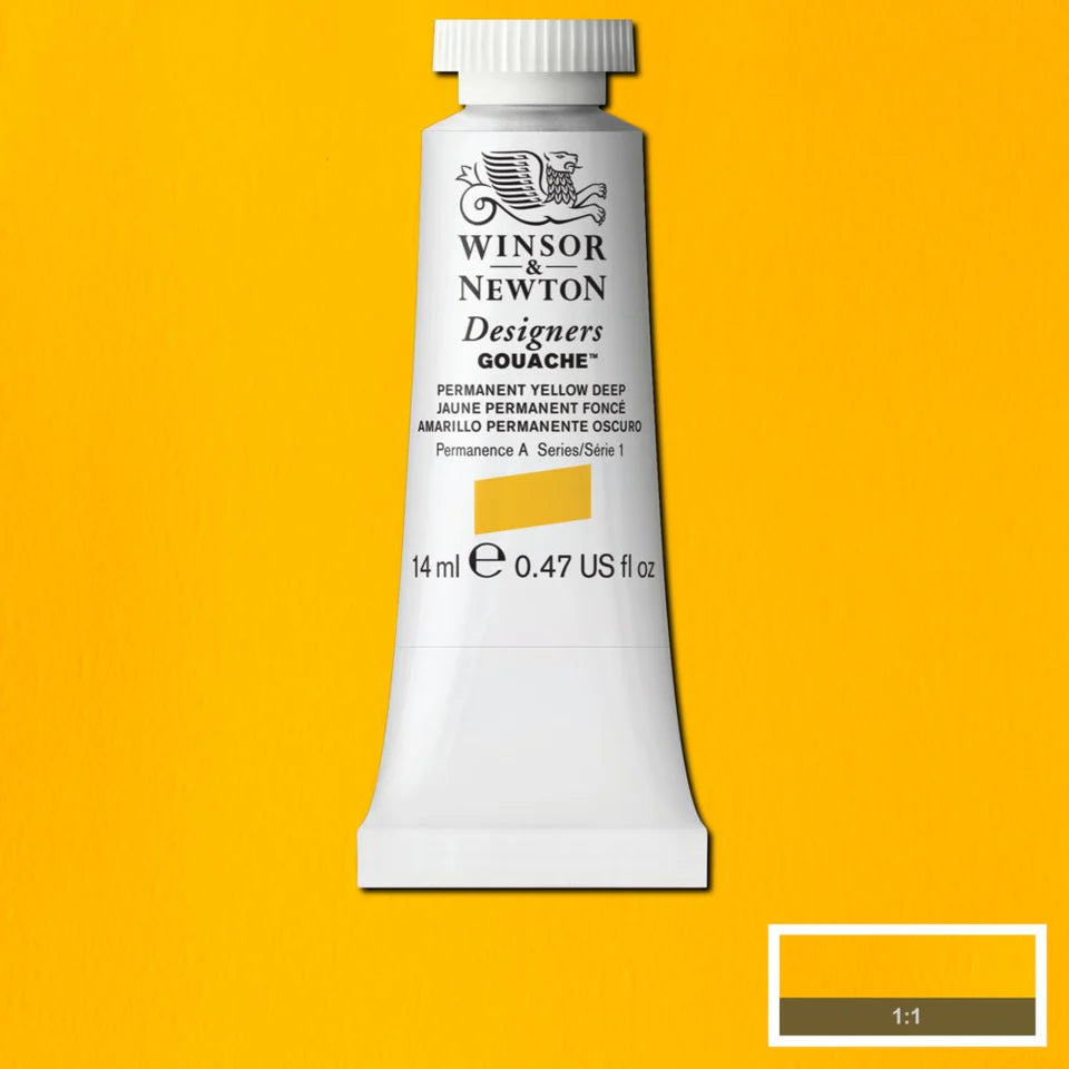 Perm Yellow Deep Gouache WN 14ml