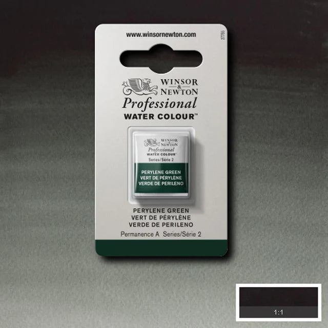 Perylene Green S2 Winsor &amp; Newton 1/2 Pan