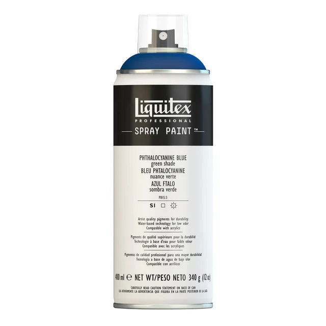 Phthalo Blue Green Shade Liquitex Spray Paint 400ml Can
