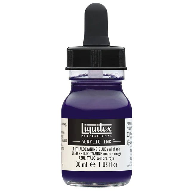 Phthalo Blue Red Shade Liquitex Acrylic Ink 30ml