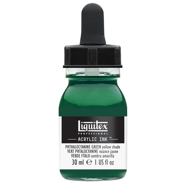 Phthalo Green (Y/S) Liquitex Acrylic Ink 30ml