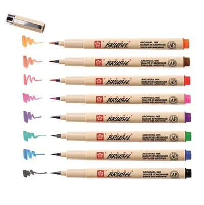 Pigma Micron Set 8 Brush set