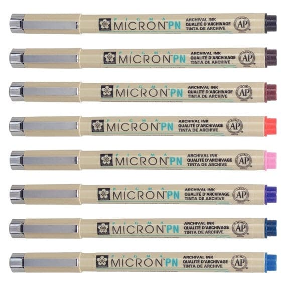 Pigma Micron PN Colour Set 8