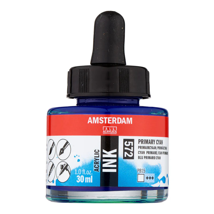 Primary Cyan Talens Ink 30ml