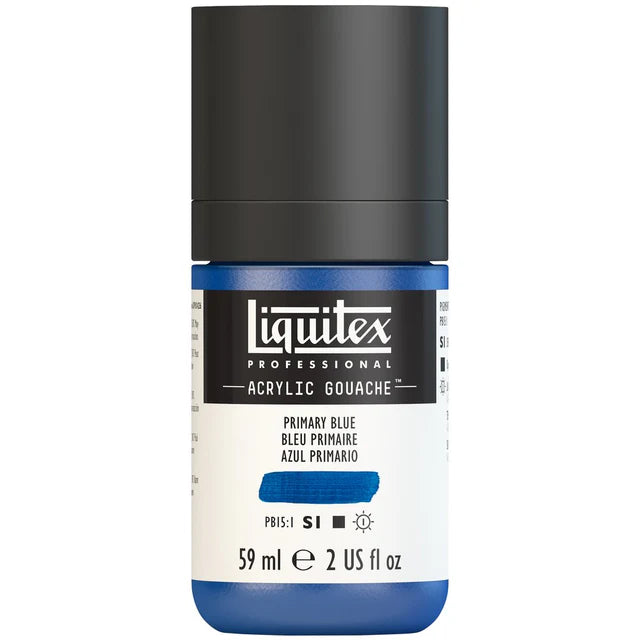 Primary Blue Acrylic Gouache liquitex 59ml