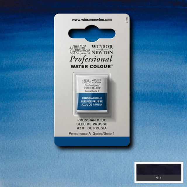 Prussian Blue S1 Winsor &amp; Newton 1/2 Pan