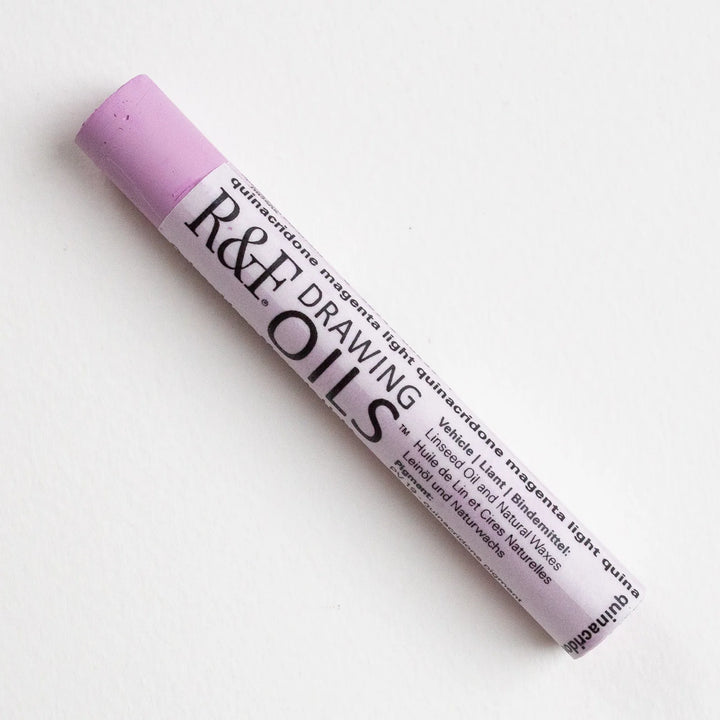 3130 Quinacridone Magenta Light R&amp;F Drawing Oil 12ml